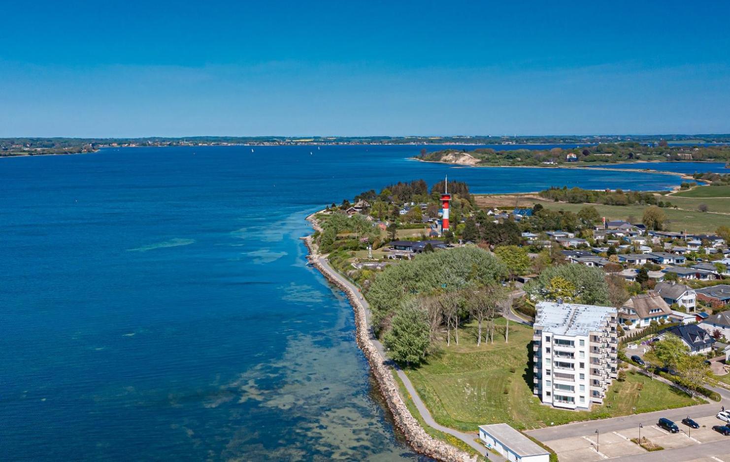 Fewo1846 - Fjordview - Komfortables Studioapartment Mit Balkon Und Meerblick Глюксбург Екстер'єр фото
